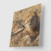 Horloge murale Lion (Angle)