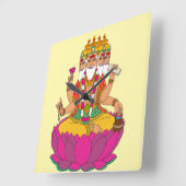 Horloge murale Lord Brahma (Angle)
