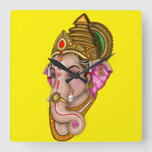 Horloge murale Lord Ganesha