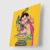 Horloge murale Lord Ganesha (Angle)