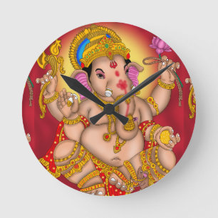 Horloge murale Lord Ganesha