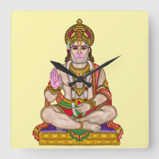 Horloge murale Lord Hanuman