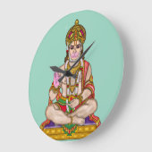 Horloge murale Lord Hanuman (Angle)