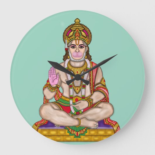 Horloge murale Lord Hanuman (Recto)