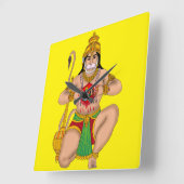 Horloge murale Lord Hanuman (Angle)