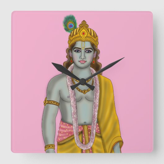 Horloge murale Lord Krishna (Recto)
