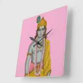 Horloge murale Lord Krishna (Angle)