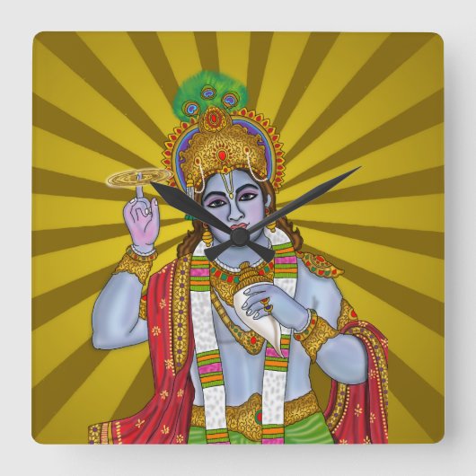 Horloge murale Lord Krishna (Recto)
