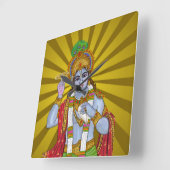 Horloge murale Lord Krishna (Angle)