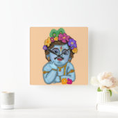Horloge murale Lord Krishna (Maison)
