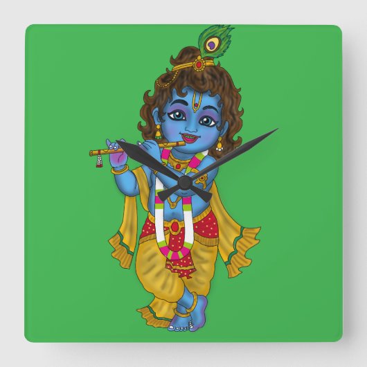Horloge murale Lord Krishna (Recto)