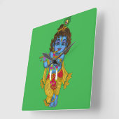 Horloge murale Lord Krishna (Angle)
