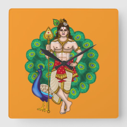 Horloge murale Lord Murugan (Recto)