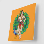 Horloge murale Lord Murugan (Angle)