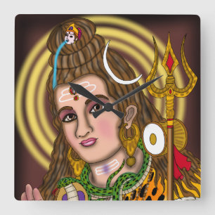 Horloge murale Lord Shiva