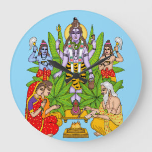 Horloge murale Lord Shiva