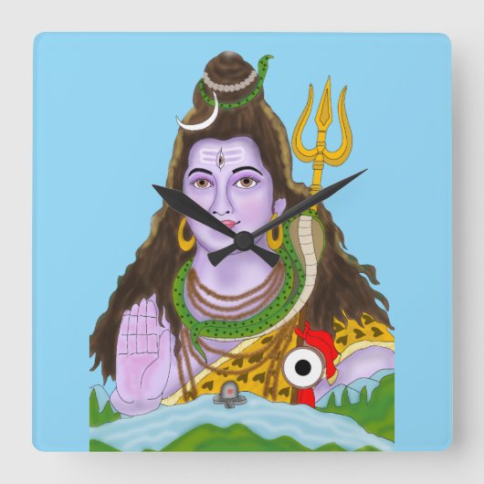 Horloge murale Lord Shiva (Recto)