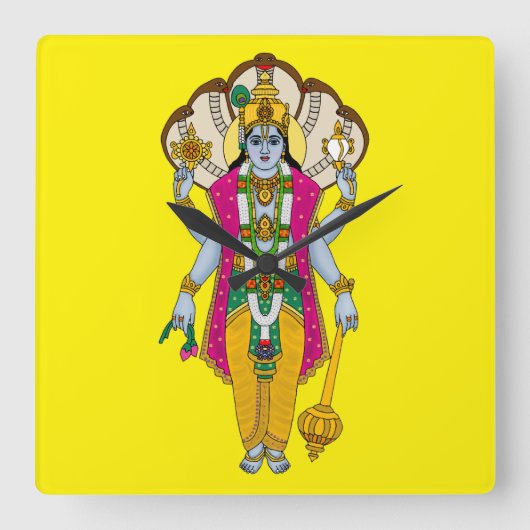 Horloge murale Lord Vishnu (Recto)
