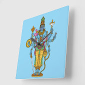 Horloge murale Lord Vishnu (Angle)