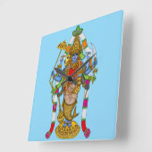 Horloge murale Lord Vishnu (Angle)