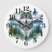 Horloge murale Loup (Recto)