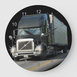 Horloge murale lourde d'art de camion de cargaison