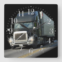 Horloge murale lourde d'art de camion de cargaison