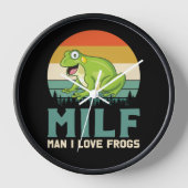Horloge murale Love Frogs (Recto)