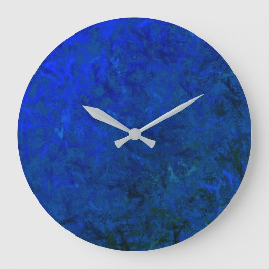 Horloge murale Lune bleue (Recto)