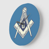 Horloge murale maçonnique (Angle)