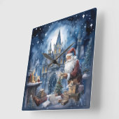 Horloge murale magique de la veille de Noël (Angle)