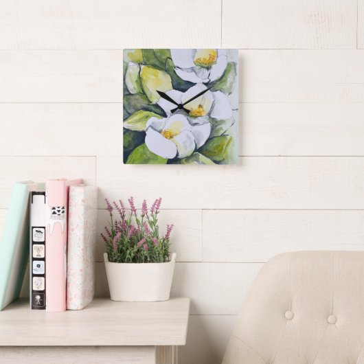 Horloge murale Magnolia (Salle de lecture)