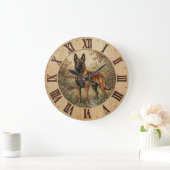 Horloge murale Malinois – Décoration intérieure (Maison)