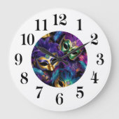 Horloge murale Mardi Gras (Recto)