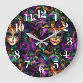 Horloge murale Mardi Gras (Recto)