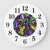 Horloge murale Mardi Gras (Recto)