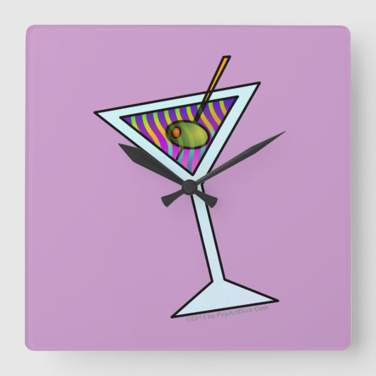 HORLOGE MURALE MARTINI (Recto)