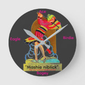 Horloge murale "Mashie niblick" (Recto)