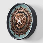 Horloge murale mécanique vintage (Angle)