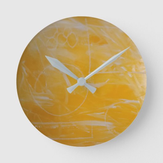 Horloge murale "Mello Yellow" (Recto)