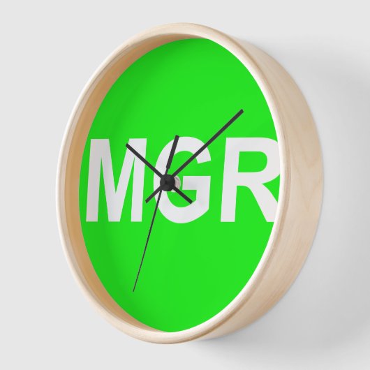 Horloge murale "MGR" (Angle)