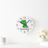 Horloge murale mignonne de dinosaure de bébé (Maison)