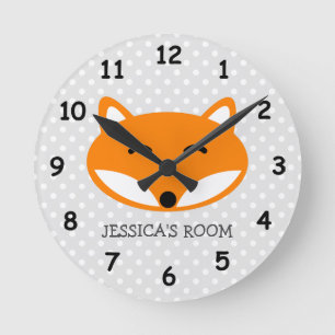 Horloge murale mignonne pour chambre d'enfant avec