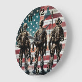 Horloge murale militaire (Angle)