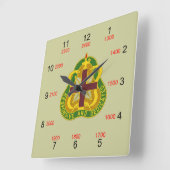 Horloge murale militaire MEDCOM DUI (Angle)