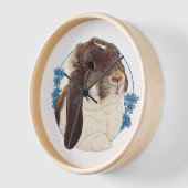 Horloge murale Milly Moo Bunny (Angle)
