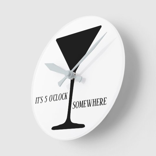 Horloge murale minimaliste (Angle)