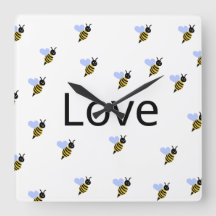 Horloge murale Minimaliste Amour – Design Moderne 