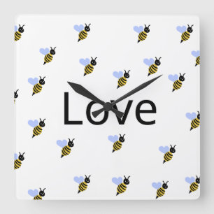 Horloge murale Minimaliste Amour – Design Moderne