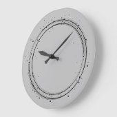 Horloge murale minimaliste moderne (Angle)